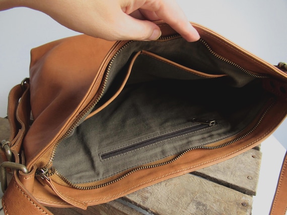 Tan Leather Backpack Convertible Bag, Shoulder and Crossbody  display picture 1