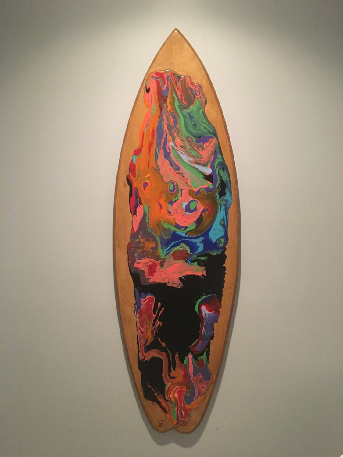 Decorative surfboard decorative surf board painted Etsy