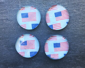 American Flag Magnets, USA Magnets, US Flag Magnets, Kitchen American Flag Magnets, American Flag Office Supplies