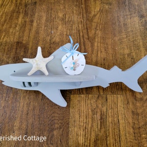 Shark Shelf, Decorative Shark Shelf, Shark Decor, Shark Lover Gift