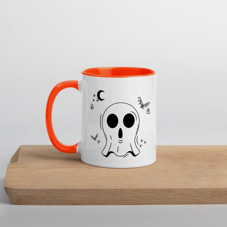 Ghost Mug, Cute Ghost Mug, Halloween Ghost Mug, Spooky Ghost Mug image 3