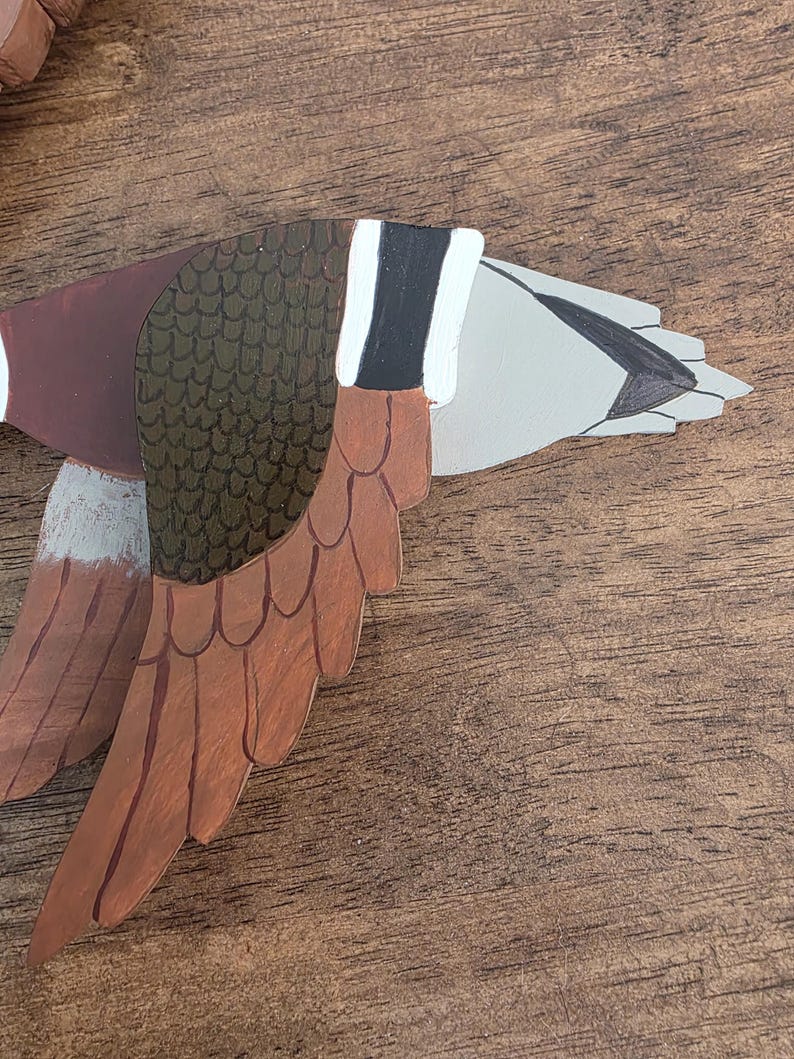 Mallard Duck Decoration, Mallard Duck Decor, Flying Duck Decoration, Wood Duck, Flying Mallard, Duck Hunter Gift, Duck Lover Gift image 4