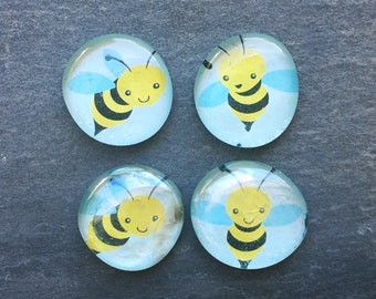 Bumblebee Magnets, Bee Magnets, Bumblebee Lover Magnets, Kitchen Bee Magnets, Bee Office Supplies, Bumblebee School Supplies