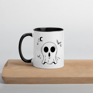 Ghost Mug, Cute Ghost Mug, Halloween Ghost Mug, Spooky Ghost Mug image 1