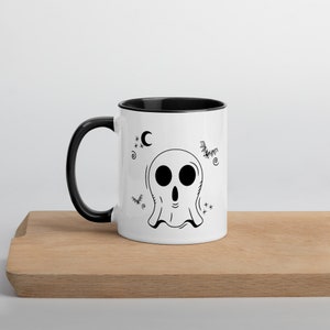 Ghost Mug, Cute Ghost Mug, Halloween Ghost Mug, Spooky Ghost Mug