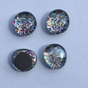 Rainbow Sparkle Magnets Rainbow Glitter Magnets Glittery Office Supplies Rainbow Office Supplies Rainbow Locker Supplies image 2