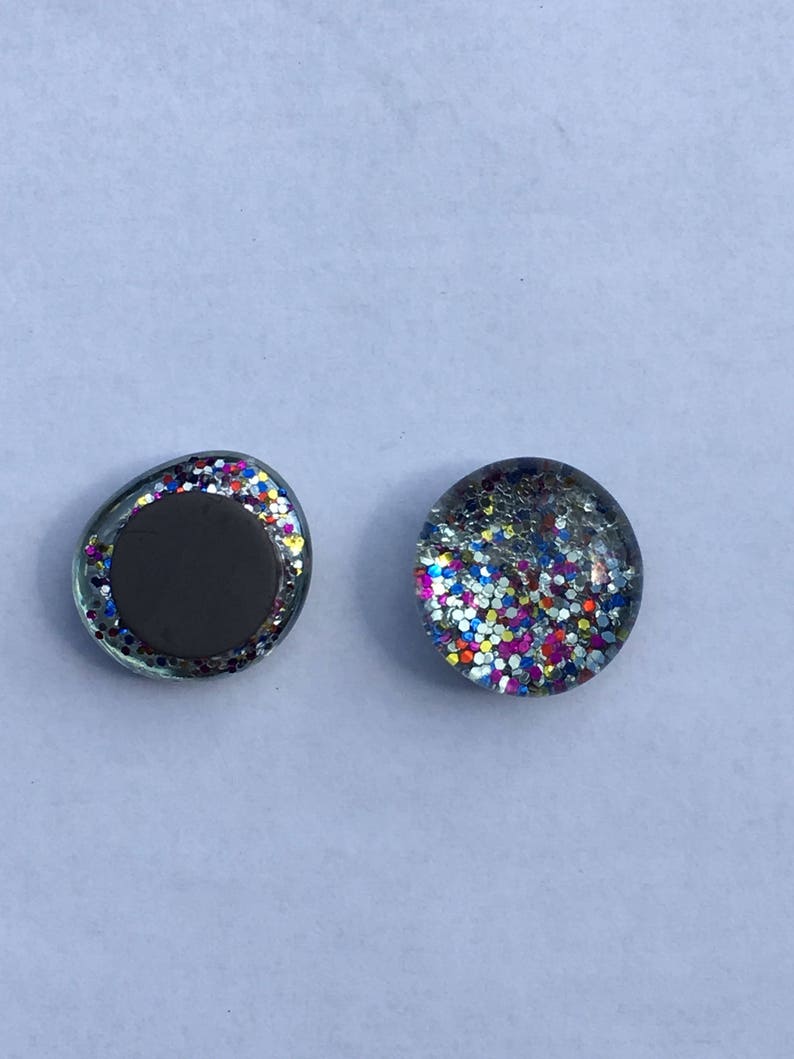 Rainbow Sparkle Magnets Rainbow Glitter Magnets Glittery Office Supplies Rainbow Office Supplies Rainbow Locker Supplies image 4