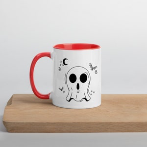 Ghost Mug, Cute Ghost Mug, Halloween Ghost Mug, Spooky Ghost Mug image 2