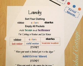 Wäsche-Ratgeber - Wäsche-Ratgeber - Ausdruckbare - Wäsche-Chart - Wäsche-Ratgeber - Wäscherei-Ratgeber - Wäsche-Wäsche-Ratgeber für Kinder