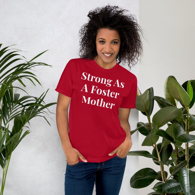 Strong as a Foster Mother T-Shirt Red