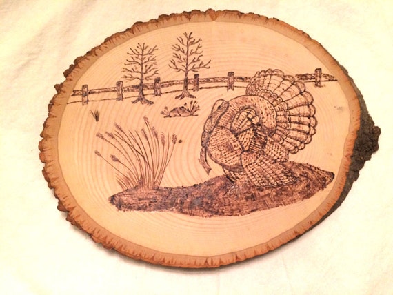 Turkey Wood burning Fall Wood burning Fall Pyrography | Etsy