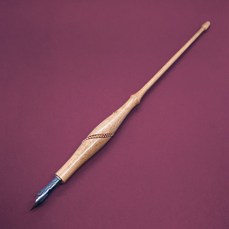 Straight Calligraphy Pen Holder With Wire Weaving Etsy