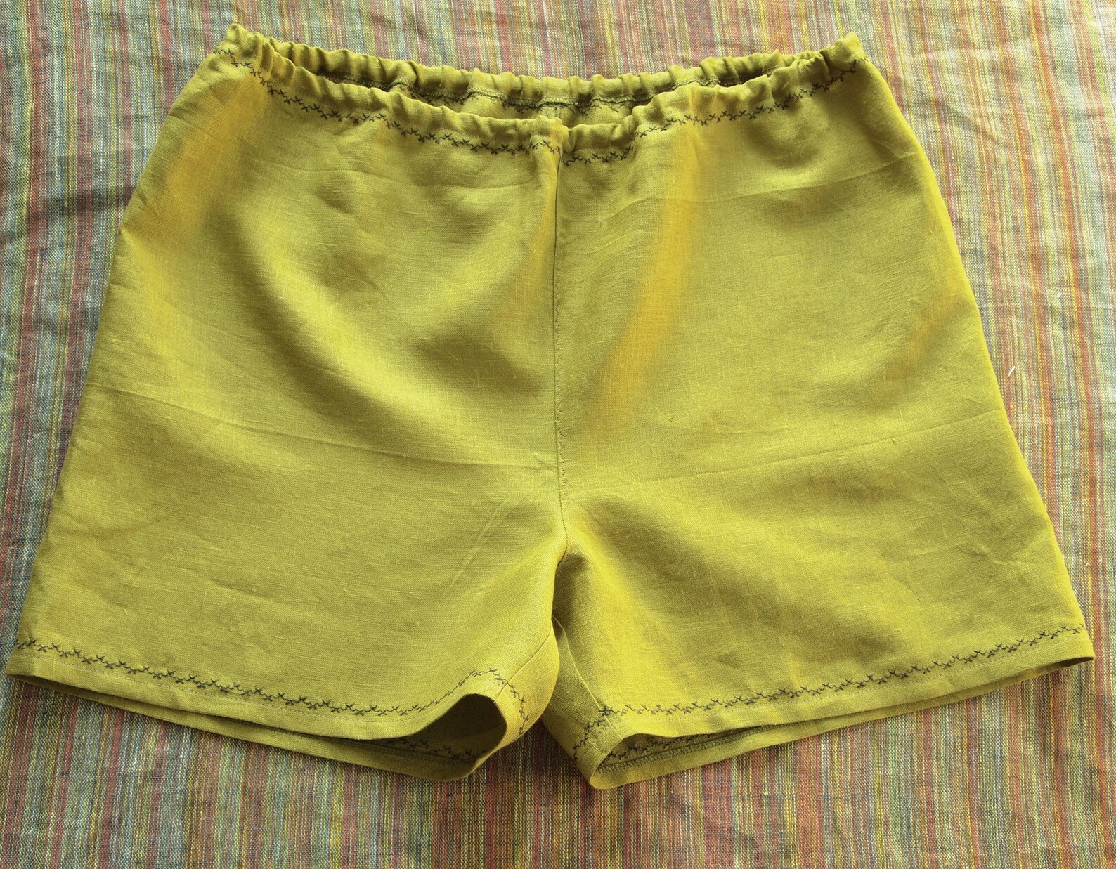 Mens Linen Boxer Shortshome Shorts Menshort Shorts for Etsy