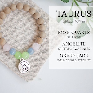 TAURUS Zodiac Astrology Bracelet, Minimalist Delicate Dainty Jewelry, Gold Silver Choose Your Charm, Best Friend Sister Mom Gifts, Celestial