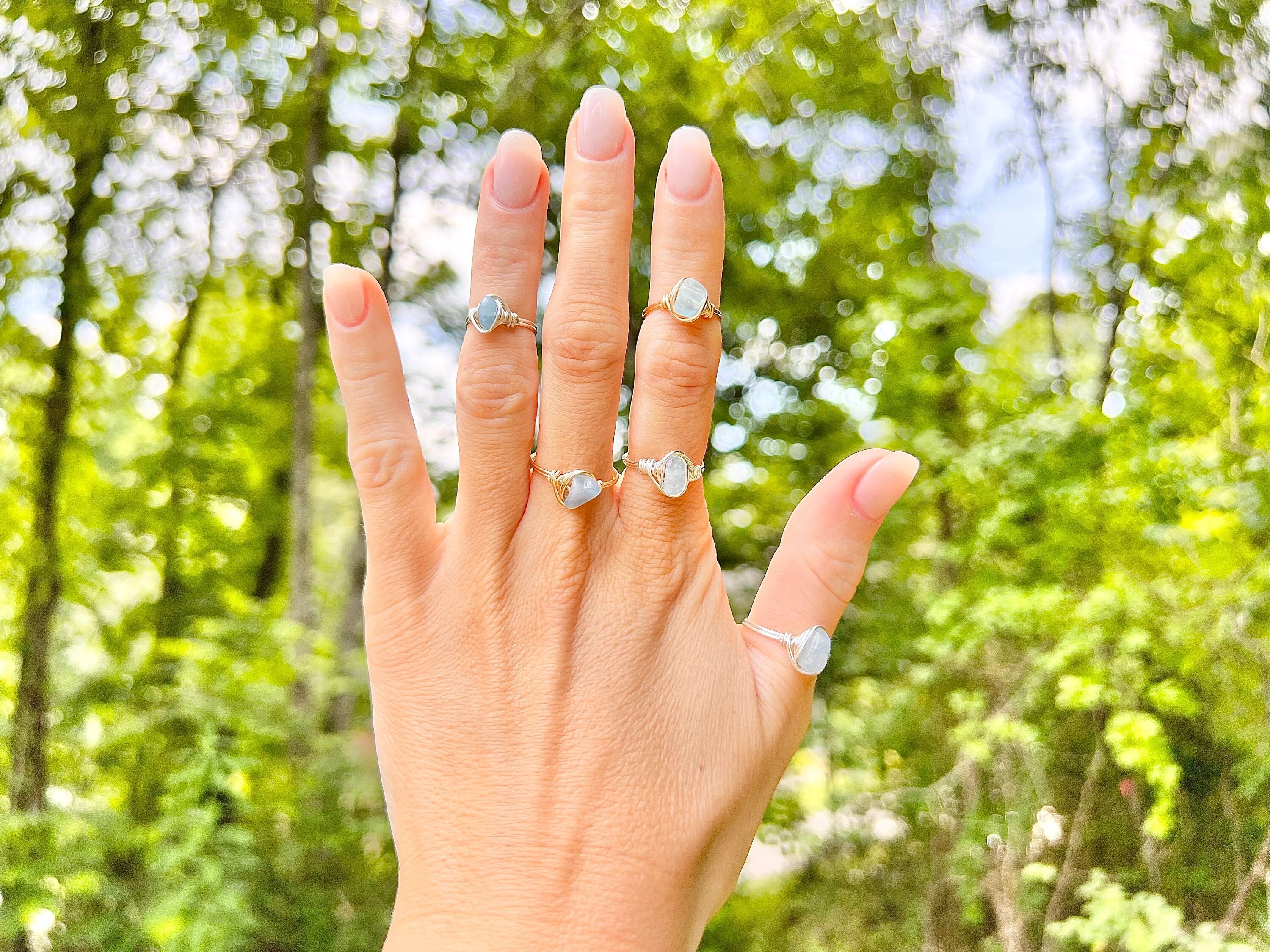 Men's 2024 aquamarine earrings