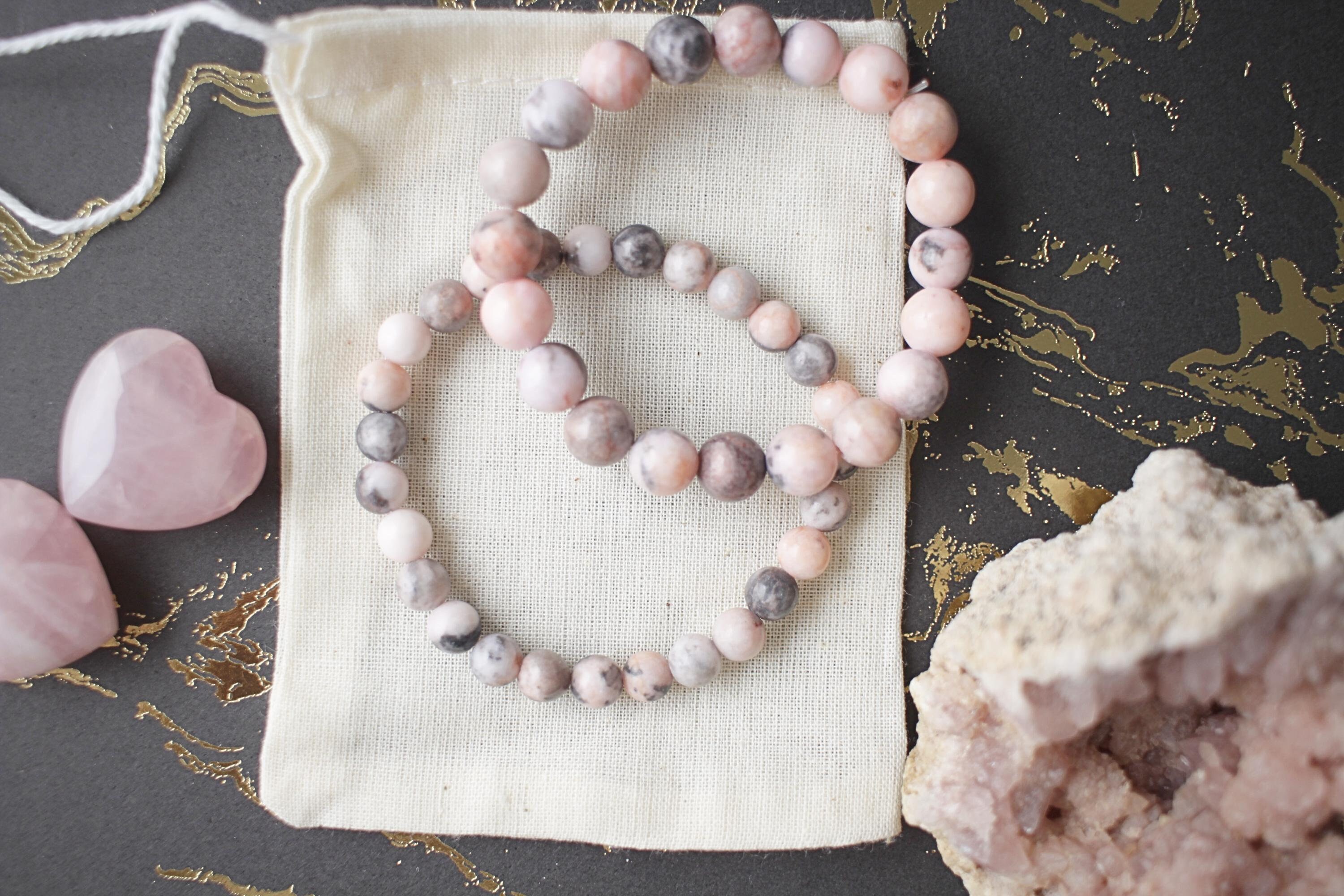 Pink zebra jasper - Etsy 日本