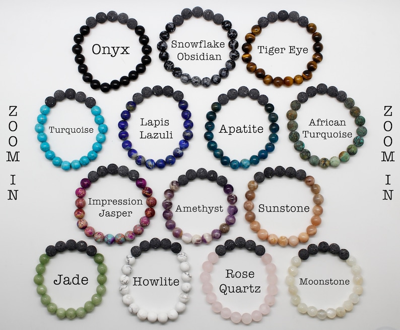 Lava Bead Bracelet Diffuser Bracelet Essential Oil Bracelet Etsy