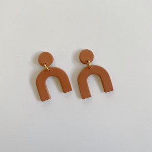 Terracotta Arch Earrings