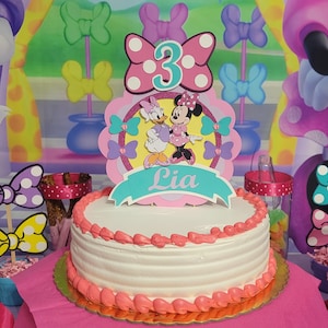 Minnie Bowtique Cake Topper