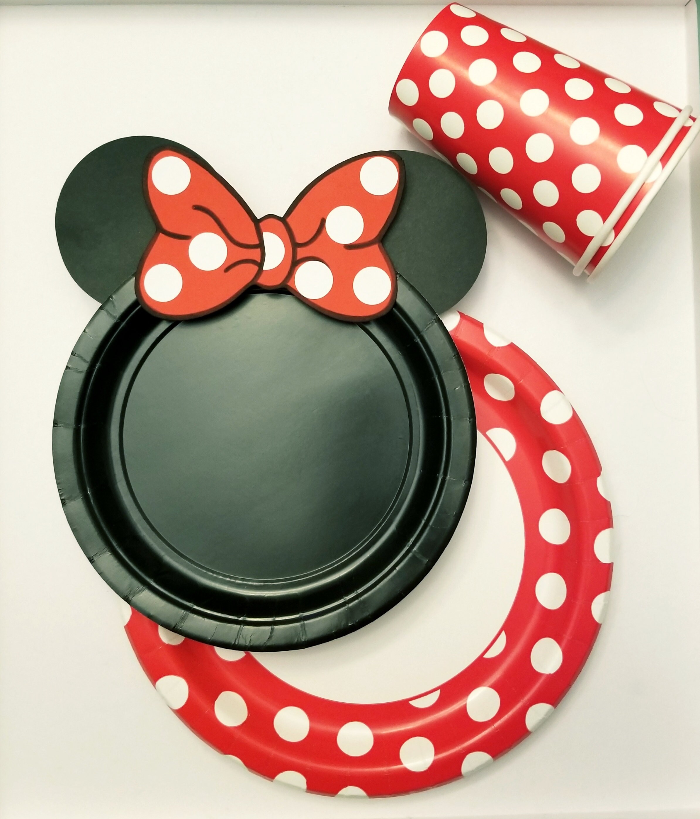 Minnie Mouse Plates Dessert Size Etsy