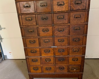 Vintage Steelmaster Index Card File Cabinet 3 Drawers Etsy
