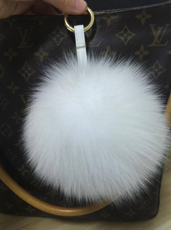 fluffy pom pom bag
