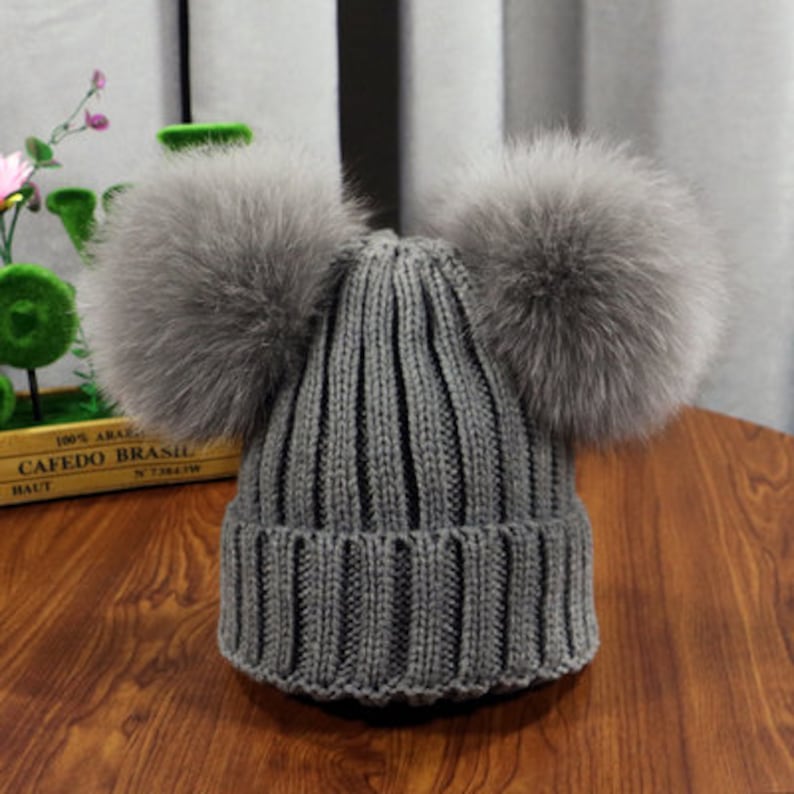 double ball beanie