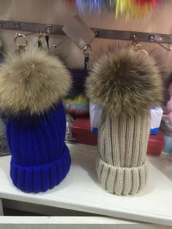fluffy pom poms for hats