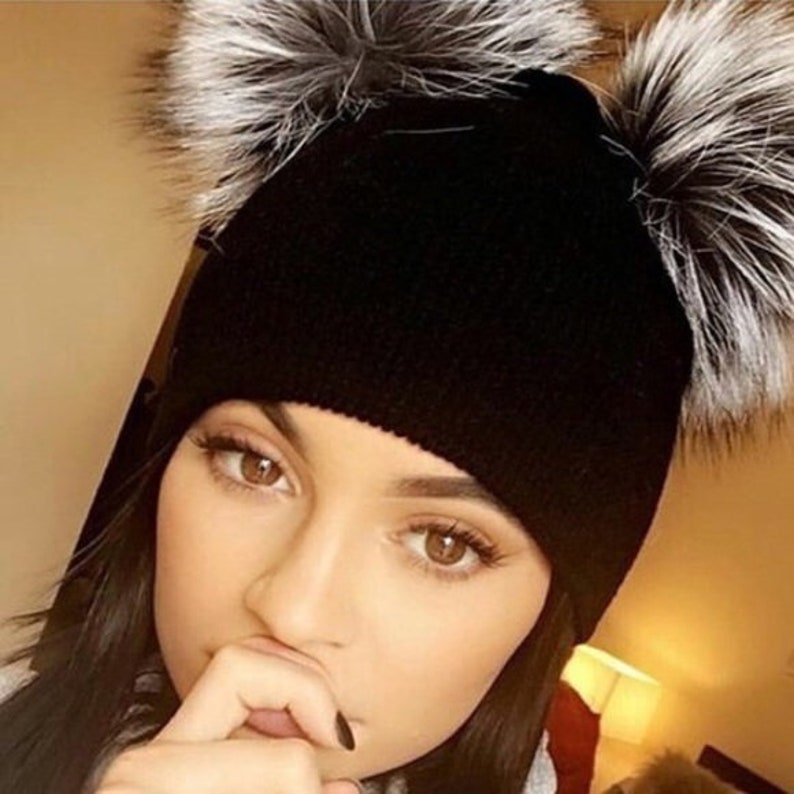 double ball beanie