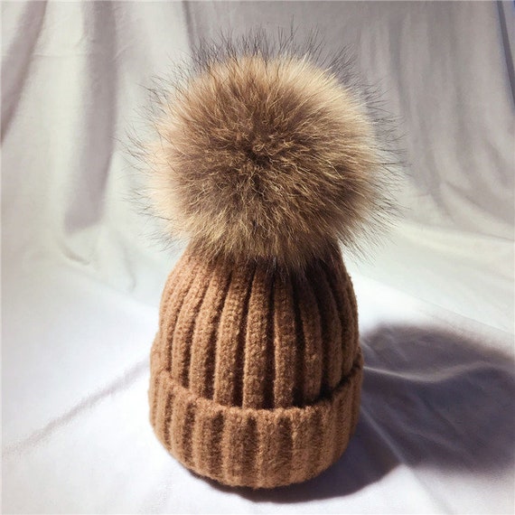 Pom Pom Beanie Hat Custom for Children 