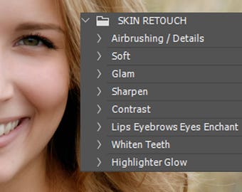 Skin Retouch Photoshop Action Set Skin Retouching Photo Editing Set Of 8 Photoshop Actions For Perfect Skin Imperfections Removal Photoshop