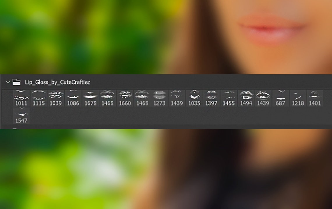 19 Lip Gloss and Procreate Brushes / 19 Makeup Etsy