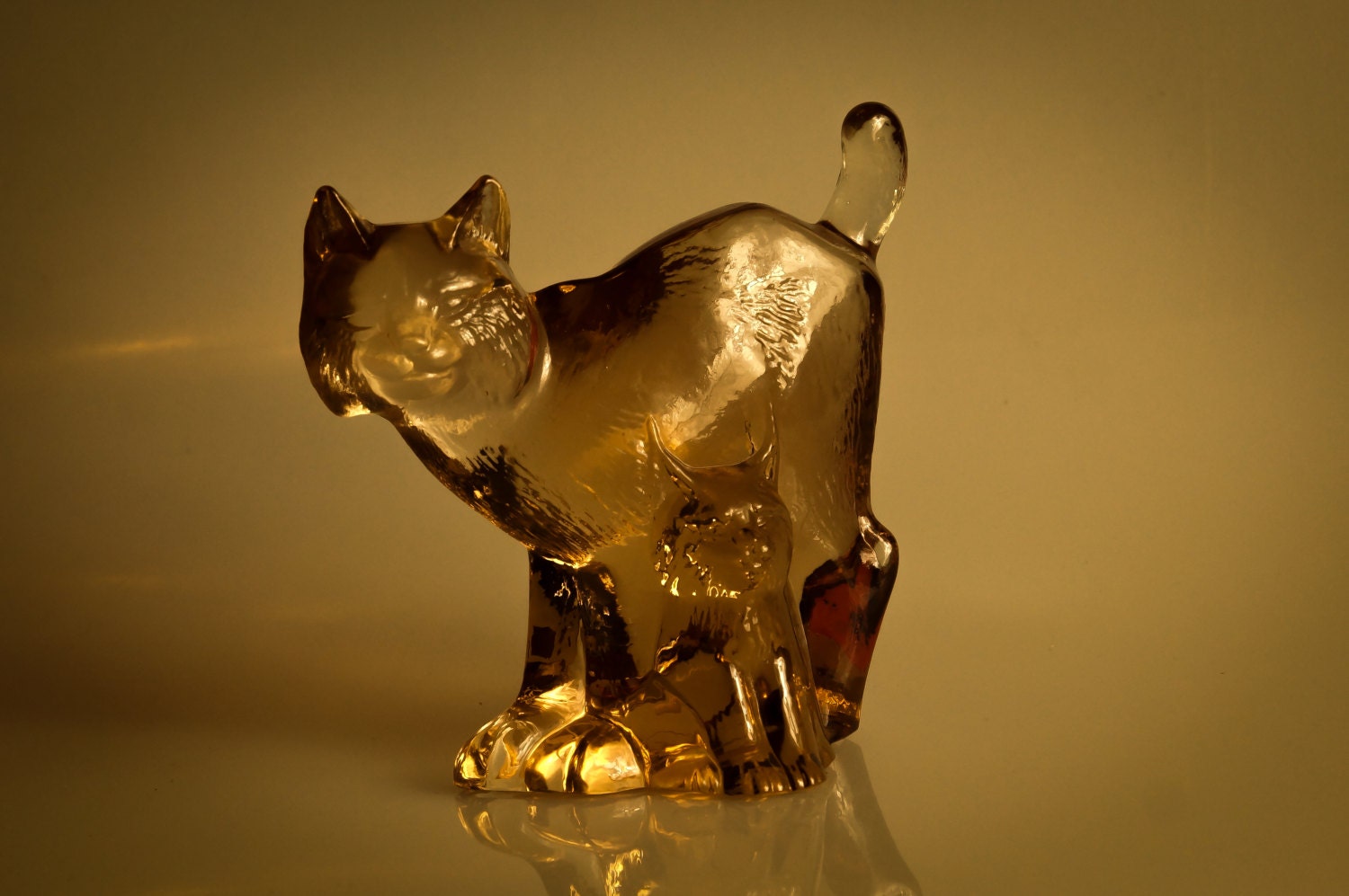 Signed Kosta Boda Art Glass Lynx, Paul Hoff WWF Limited Edition - Etsy