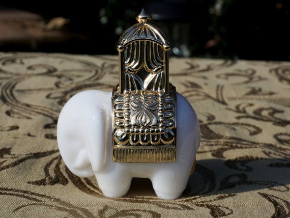 Vintage Avon Bottle Royal Elephant with Avon Royal Elephant Charisma Cologne