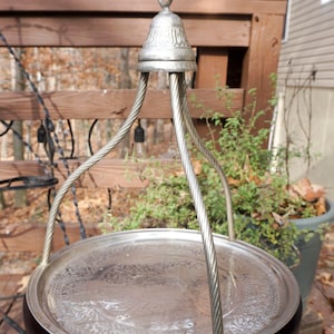 Hanging Silver Tray