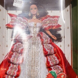 1997 Happy Holidays Barbie - Brunette, Special Edition