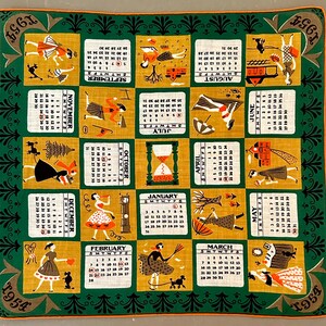 1954 Calendar - Etsy