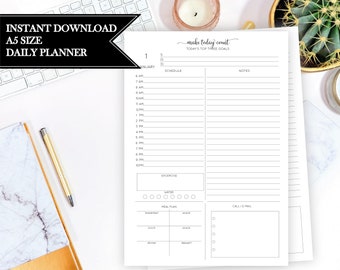printable daily planner etsy