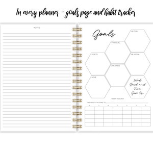 2024 Planner, Personalised Planner, Weekly Planner, A5 Planner, Agenda, 2024 Diary, 12 month Planner, Green Planner image 6