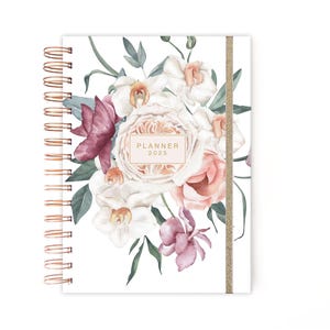 Planner 2025-2026, Diario floreale, Planner, Planner settimanale, Planner A5, Agenda, Planner 12 mesi, Planner floreale, Diario 2025-2026, Personale