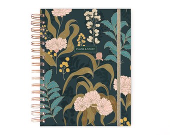 Planner 2024-2025, Planner, Weekly Planner, A4 Planner, Agenda, 2025 Diary, 12 month Planner, Plant Diary, 2024-2025 Diary, Floral Planner