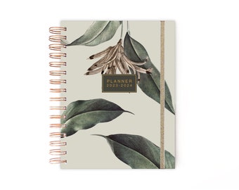 2024-2025 Planner, Forest Diary, Planner, Weekly Planner, A5 Planner, Agenda,  12 month Planner, Floral Planner, 2024-2025 Diary A5