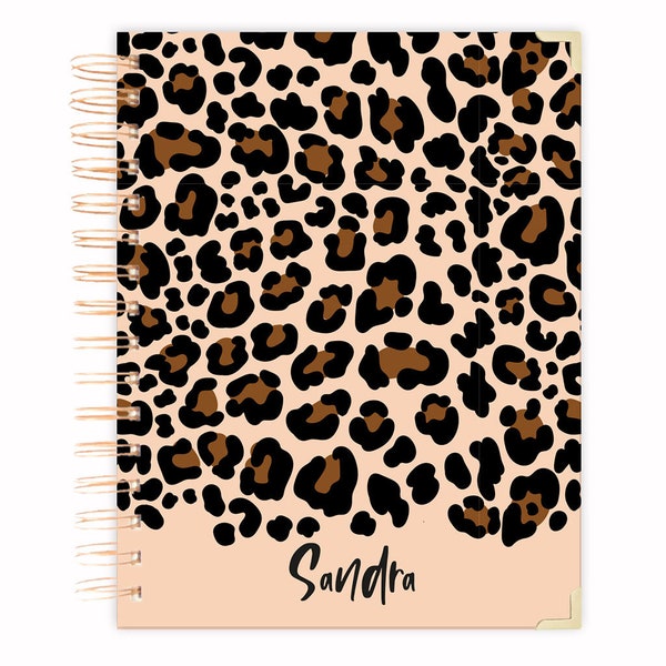 Leopard 2023 2024 Planner Etsy
