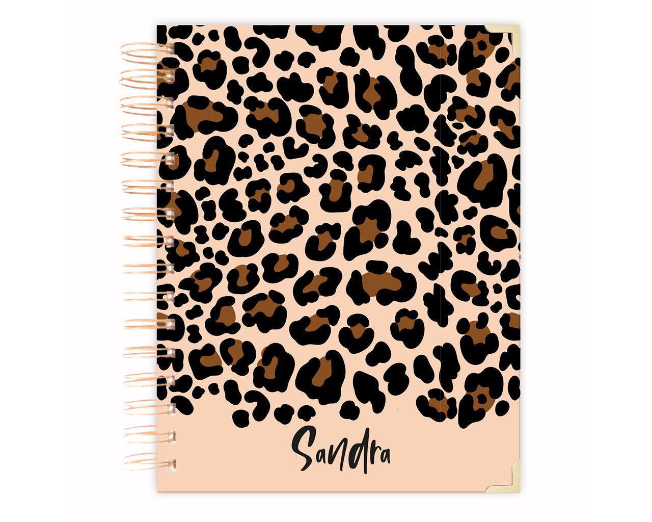 Cheetah Print, Planner, Diary 2023, Weekly Planner, A4 Planner, Agenda