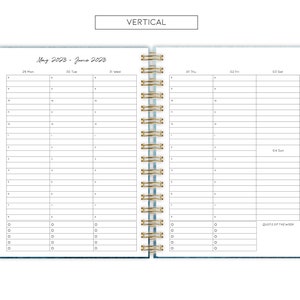 2024-2025 Planner, 2025 Diary, Planner, Weekly Planner, A5 Planner, Agenda, 12 month Planner, Floral Planner, 2024-2025 Diary A5 image 6