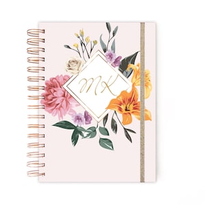 Planner 2025-2026, Diario floreale, Planner, Planner settimanale, Planner A5, Agenda, Planner 12 mesi, Planner floreale, Diario 2025-2026, Personale
