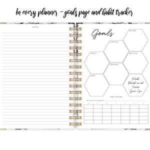 Planner 2024-2025, Planner, Weekly Planner, A4 Planner, Agenda, 2025 Diary, 12 month Planner, Plant Diary, 2024-2025 Diary, Floral Planner image 8