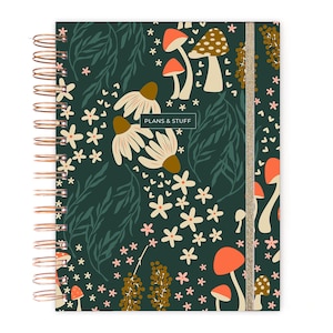 2026 Planer, Waldtagebuch, Planer, Wochenplaner, A5 Kalender, Agenda, 12 Monatsplaner, Blumenplaner, 2026 Tagebuch A5