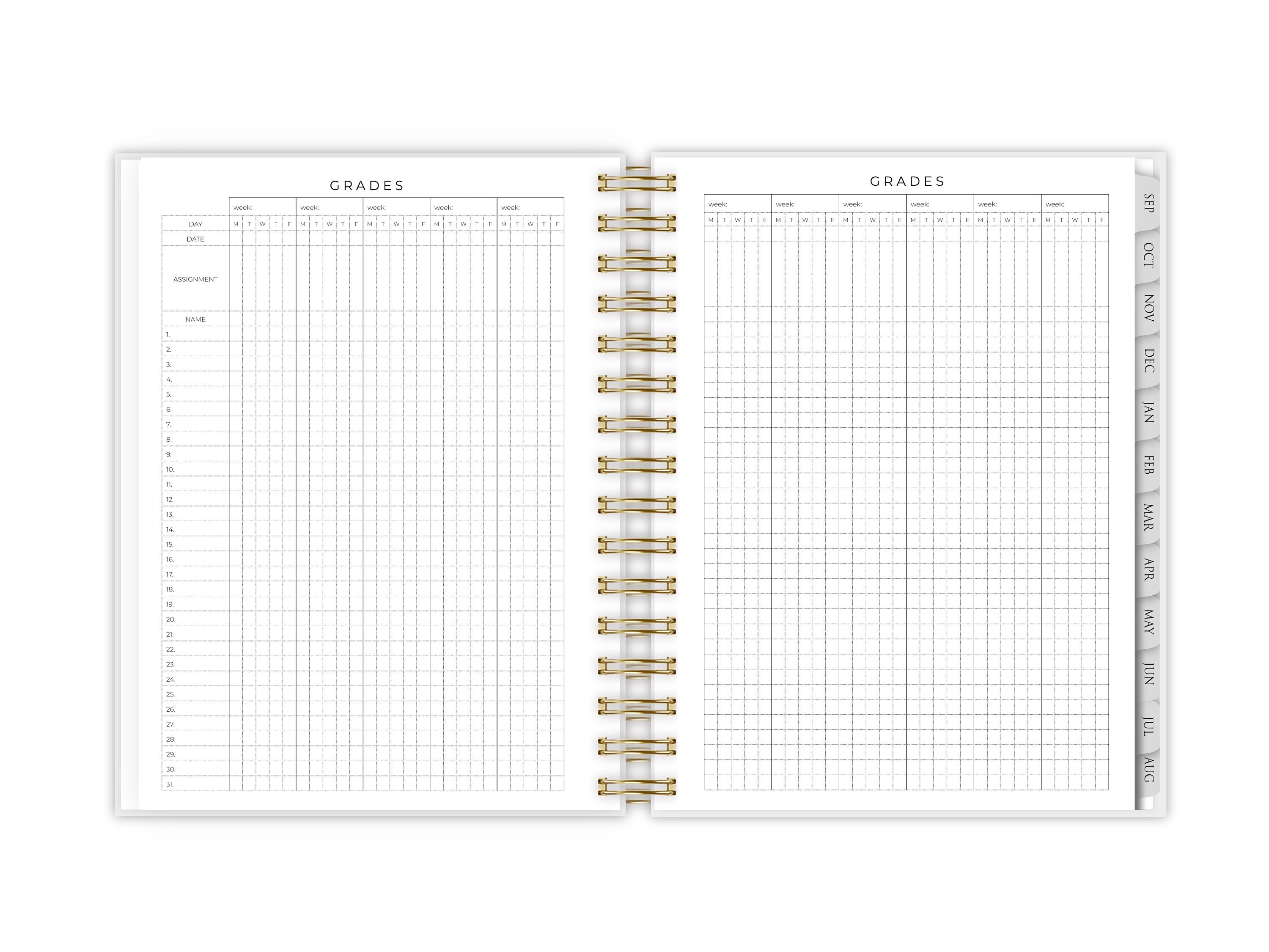 Registro Del Professore 2023 2024: Pianificatore Pratico Per Insegnante - Calendario - Foto 7