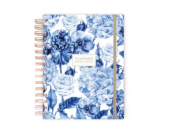 Planer 2026, Delikatny kalendarz, Planer, Planer tygodniowy, Planer A5, Agenda, Planer 12-miesięczny, Planer kwiatowy, Dziennik 2026 A5